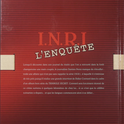 I.N.R.I – L’Enquête – Didier Convard, Damien Perez et Denis Falque | BD ésotérique, mystères religieux, secrets du christianisme et enquête historique - Livre BD