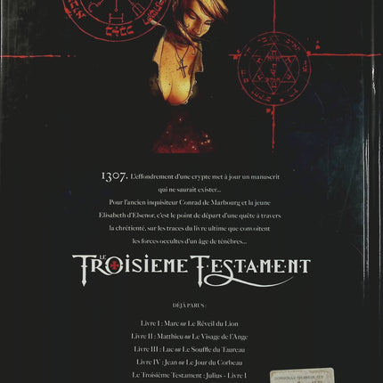Le Troisième Testament Tome 1 – Marc ou le réveil du lion – Alex Alice et Xavier Dorison – BD historique médiévale, aventure, mystère et quête spirituelle - Livre BD