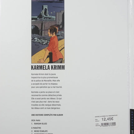 Karmela Krimm Tome 1 – Ramdam Blues – Trondheim, Franck Biancarelli – BD polar et enquête - Livre BD