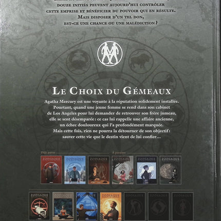 Zodiaque Tome 3 – Le Choix du Gémeaux – Corbeyran, Verdier – BD fantastique et ésotérique - Livre BD