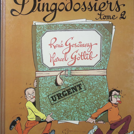 Les Dingodossiers Tome 2 – René Goscinny et Gotlib – BD humoristique culte, satire de la société et gags sur l’école et la vie quotidienne - Livre BD