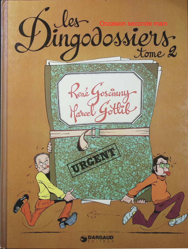 Les Dingodossiers Tome 2 – René Goscinny et Gotlib – BD humoristique culte, satire de la société et gags sur l’école et la vie quotidienne - Livre BD