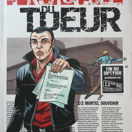 Le Protocole du tueur Tome 2 – Mortel souvenir – Didier Convard et Denis Falque | BD policière, thriller et enquête criminelle - Livre BD