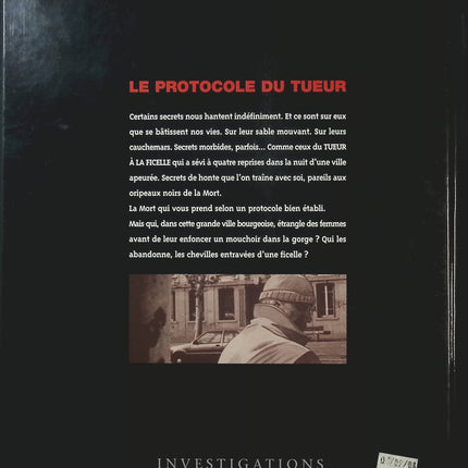 Le Protocole du tueur Tome 2 – Mortel souvenir – Didier Convard et Denis Falque | BD policière, thriller et enquête criminelle - Livre BD