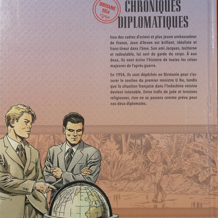 Chroniques diplomatiques Tome 2 – Birmanie, 1954 – Tristan Roulot et Christophe Simon – Bande dessinée historique et politique sur la diplomatie française, les relations internationales et les enjeux géopolitiques de l’après-guerre en Asie. - Livre BD