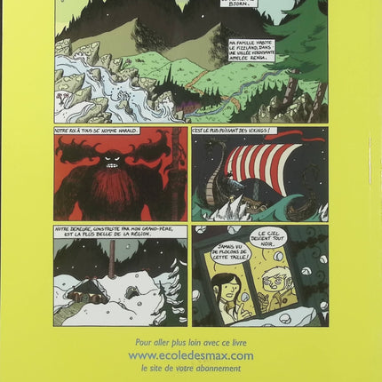 Bjorn le Morphir – Thomas Lavachery – Bande dessinée fantastique jeunesse, aventure nordique et quête héroïque - Livre BD