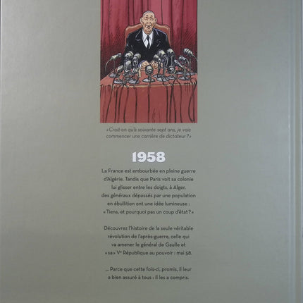 Un Général, des généraux – Nicolas Juncker, François Boucq – BD historique, humour, armée et politique française - Livre BD