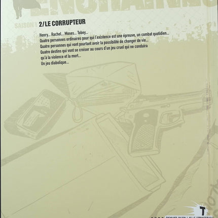 Enchaînés Saison 1 Tome 2 – Le Corrupteur – Joël Callède et Gihef – BD thriller - Livre BD