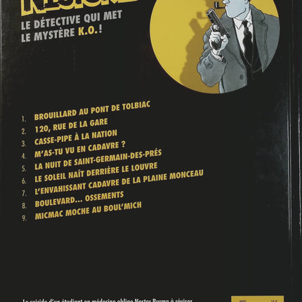 Nestor Burma Tome 9 – Micmac moche au Boul’Mich – Léo Malet, Tardi, Nicolas Barral – BD polar, enquête policière et Paris - Livre BD