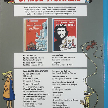 Spirou et Fantasio Classique – La Baie des cochons – Clément Lemoine, Michaël Baril, Elric – BD aventure et humour - Livre BD