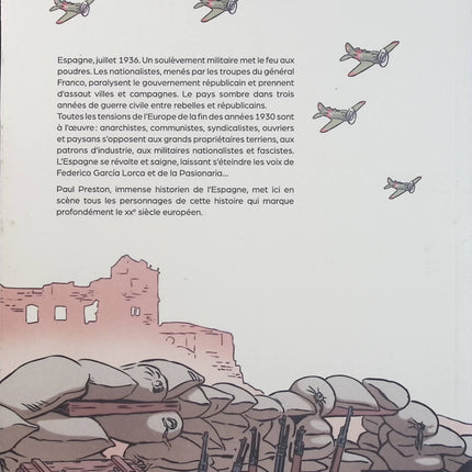 La Guerre civile espagnole – Paul Preston, José Pablo Garcia – bande dessinée historique sur la guerre d’Espagne de 1936 à 1939 - Livre BD
