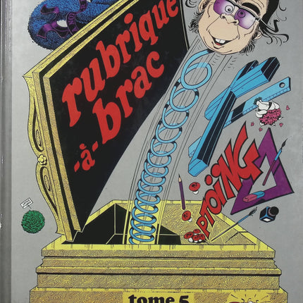 Rubrique-à-Brac Tome 5 – Gotlib – BD humoristique culte, humour absurde, parodies et satire de la société - Livre BD