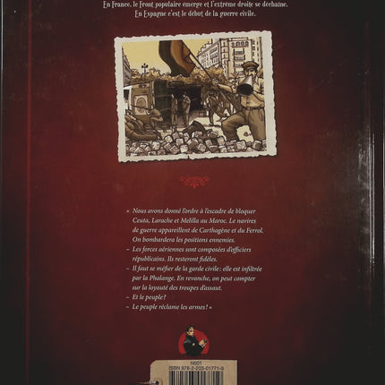 Les Aventures de Boro Reporter Photographe Le Temps des cerises Tome 3 – Dan Franck et Marc Veber, BD historique et aventure - Livre BD