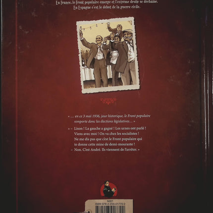 Les Aventures de Boro Reporter Photographe Le Temps des cerises Tome 2 – Dan Franck et Marc Veber, BD historique et aventure - Livre BD