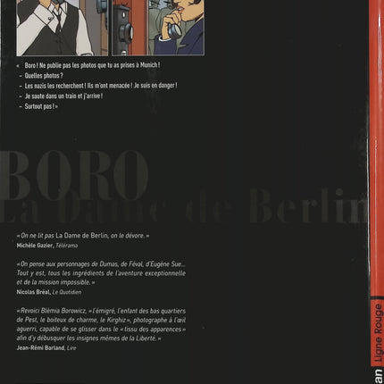 Les Aventures de Boro Reporter Photographe Tome 2 La Dame de Berlin – Dan Franck et Marc Veber, BD historique et thriller d’aventure - Livre BD