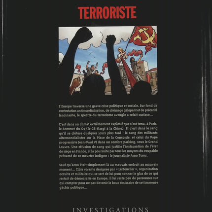 Terroriste Tome 3 Genève Jeu de dupes – Jean-Claude Bartoll et Pierpaolo Rovero, BD thriller politique et espionnage international - Livre BD