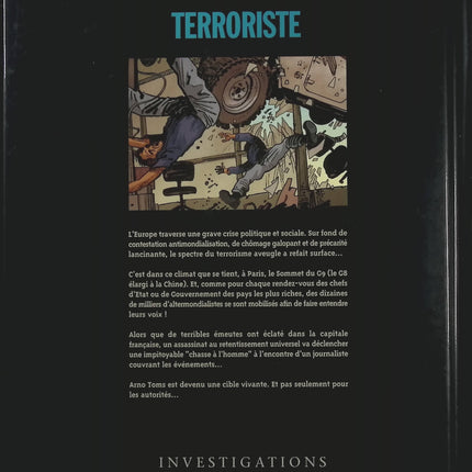 Terroriste Tome 2 Un général de l’US Air Force tué par une bombe – Jean-Claude Bartoll et Pierpaolo Rovero, BD thriller géopolitique et enquête - Livre BD
