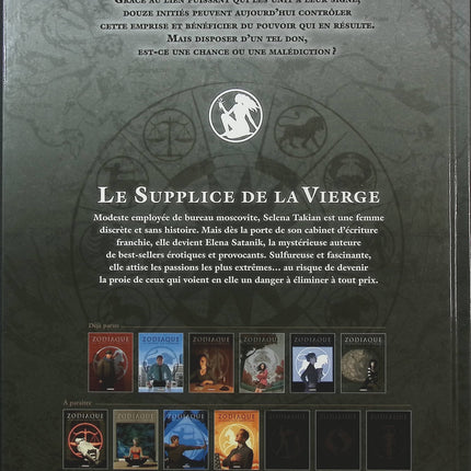 Zodiaque Tome 6 – Le Supplice de la Vierge – Éric Corbeyran – BD fantastique et thriller - Livre BD