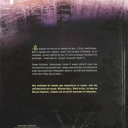 Corps et Âme – Walter Hill, Matz et Jef | BD thriller noir, polar américain, crime organisé, vengeance et drame psychologique - Livre BD