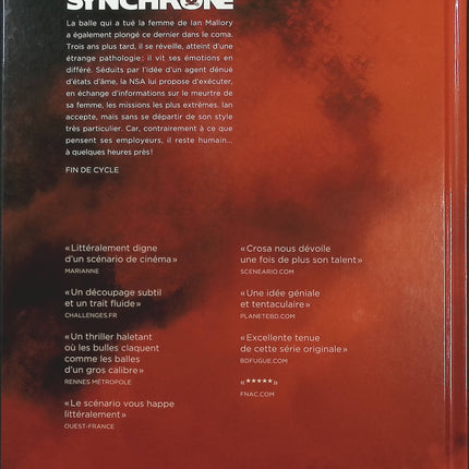 Synchrone Tome 3 – Épreuve de sang – Vincent Delmas et Riccardo Crosa | BD thriller fantastique et suspense - Livre BD