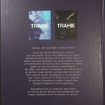 Trahie Tome 1 – Sylvain Runberg et Joan Urgell | BD thriller psychologique, adultère, vengeance conjugale et polar noir suédois - Livre BD
