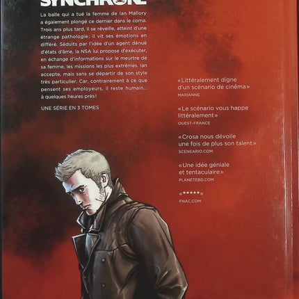 Synchrone Tome 2 – Le Bloc – Vincent Delmas et Riccardo Crosa | BD thriller, mystère et suspense - Livre BD
