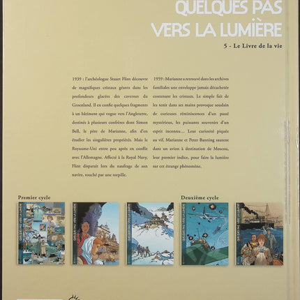 Quelques pas vers la lumière Tome 5 – Le Livre de la vie – Bruno Marchand – BD fantastique, aventure et quête spirituelle - Livre BD