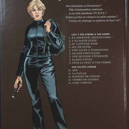 Lady S Tome 14 – Code Vampiir – Philippe Aymond | Bande dessinée d’espionnage, thriller et enquête internationale - Livre BD