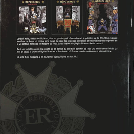 Elysée République Tome 3 – Echelon Présidentiel – Frisco, Rémy Le Gall – BD politique, thriller et secrets du pouvoir - Livre BD