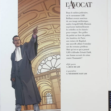 L'Avocat Tome 1 – Jeux de loi – Laurent Galandon, Giroud et Volante | BD judiciaire, enquête et thriller - Livre BD