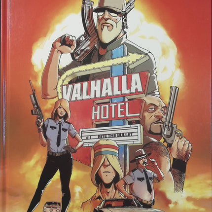 Valhalla Hotel Tome 1 – Bite the bullet – Patrice Perna, Fabien Bedouel – bande dessinée polar, humour noir, action et aventure - Livre BD