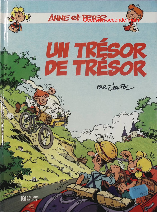Anne et Peter Tome 2 – Un trésor de trésor – Jean-Pol & Eddy Ryssack – BD aventure jeunesse - Livre BD