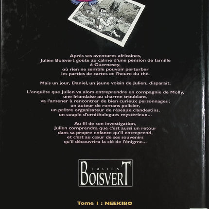 Julien Boisvert Tome 2 - Grisnoir - BD aventure et enquête de Dieter, Michel Plessix et Isabelle Rabarot - Livre BD