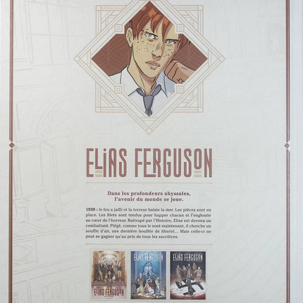 Elias Ferguson Tome 3 – Et l’eau devint rouge – Simon Second – BD historique et fantastique, aventure, enquête et mystère - Livre BD