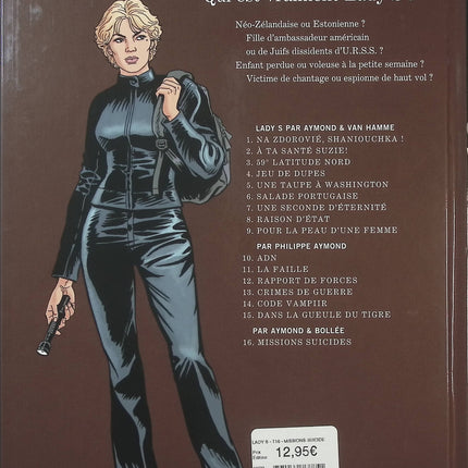 Lady S Tome 16 – Missions suicides – Laurent-Frédéric Bollée et Philippe Aymond | BD d’espionnage, thriller international et aventures - Livre BD