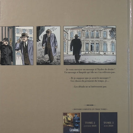 La Cagoule Tome 1 Bouc émissaire – Vincent Brugeas, Emmanuel Herzet, Damour – BD historique et politique - Livre BD