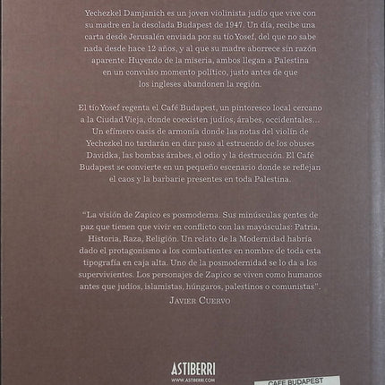Café Budapest – Alfonso Zapico – BD historique, Hongrie, Budapest, Seconde Guerre mondiale et exil - Livre BD en Espagnol