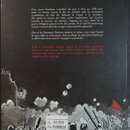 Élise et les Nouveaux Partisans Tome 1 – Jacques Tardi, Dominique Grange – BD historique et politique sur les années 1960-1970 - Livre BD