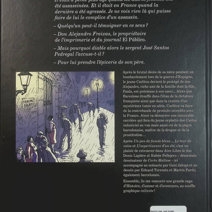 Barcelona, âme noire – Denis Lapière, Gani Jakupi, Rubén Pellejero, Eduard Torrents – BD polar, enquête et Barcelone - Livre BD