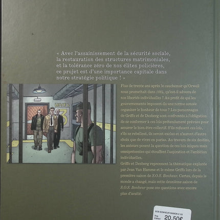 S.O.S. Bonheur Saison 2 Tome 1/2 – Stephen Desberg, Griffo – BD dystopique, anticipation et science-fiction sociale - Livre BD