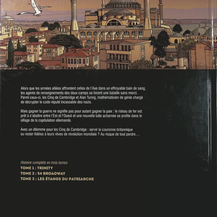 Les Cinq de Cambridge Tome 3 – Les Étangs du patriarche – Valérie Lemaire et Olivier Neuray – BD historique et espionnage - Livre BD