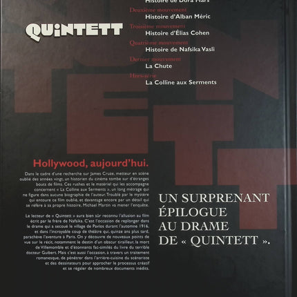 Quintett – La Colline aux serments – Giroud, Révillon et Alessandrini, bande dessinée historique de guerre, de drame et de mystère - Livre BD