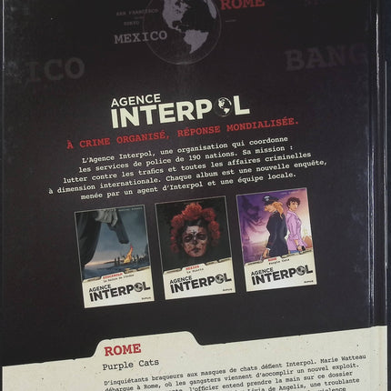 Agence Interpol Tome 3 – Rome – Thilde Barboni et Alessio Lapo, bande dessinée policière, enquête internationale et thriller - Livre BD