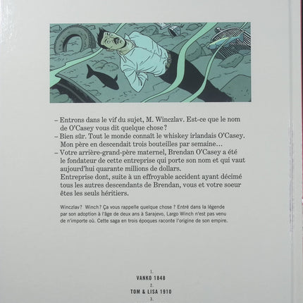 La Fortune des Winczlav Tome 2 – Tom et Lisa 1910 – Jean Van Hamme, Philippe Berthet – BD saga familiale et aventure - Livre BD