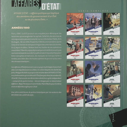 Affaires d'État – Jihad Tome 4 – Philippe Richelle, Alfio Buscaglia – Bande dessinée thriller politique, espionnage, terrorisme et secrets d'État - Livre BD