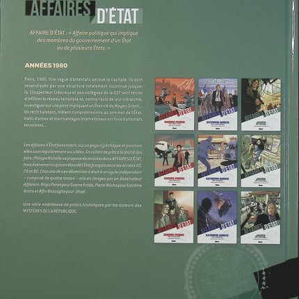 Affaires d'État – Jihad Tome 3 – Philippe Richelle, Alfio Buscaglia – Bande dessinée thriller politique, espionnage, terrorisme et secrets d'État - Livre BD