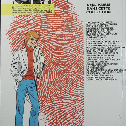Ric Hochet – K.O. en 9 rounds – Tibet & André-Paul Duchâteau – BD policière enquête - Livre BD