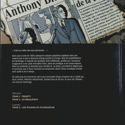 Trinity Tome 1 – Les Cinq de Cambridge - Valérie Lemaire et Olivier Neuray – BD d’aventure et mystère - Livre BD