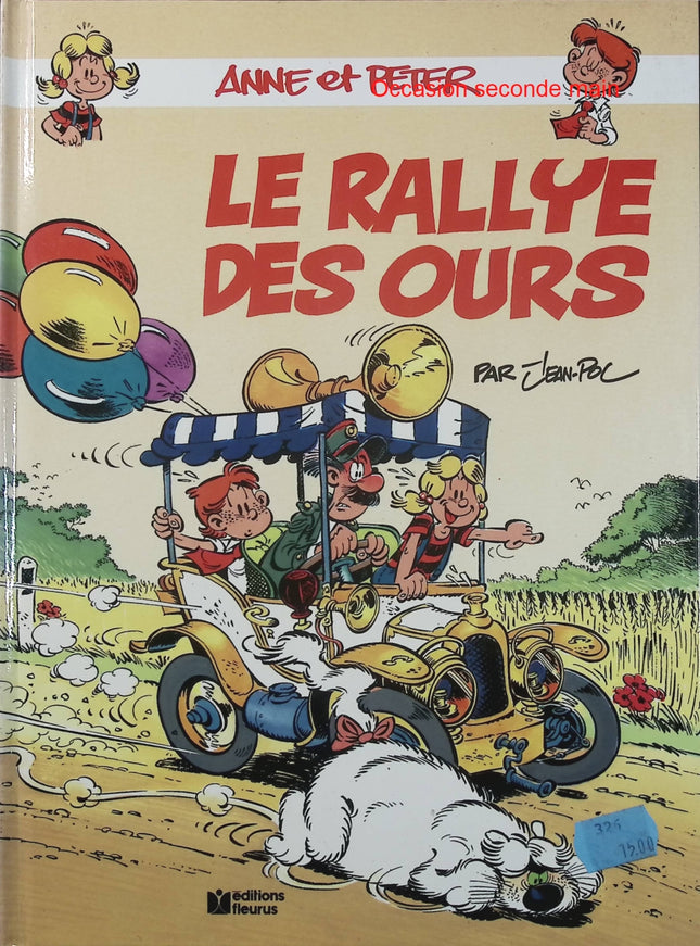 Anne et Peter Tome 1 – Le rallye des ours – Jean-Pol & Eddy Ryssack – BD aventure jeunesse - Livre BD