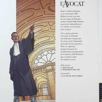 L'Avocat Tome 2 – Nécessité fait loi – Giroud, Laurent Galandon et Volante | BD judiciaire, polar et suspense - Livre BD